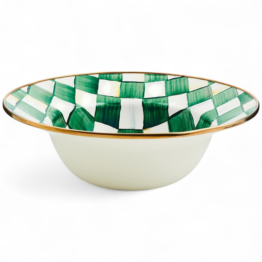 Image 237781_EMECK.jpg, Product 237-781 / Price $150.00, MacKenzie-Childs Hand Decorated Enamel Serving Bowl from MacKenzie Childs on TSC.ca's Kitchen department