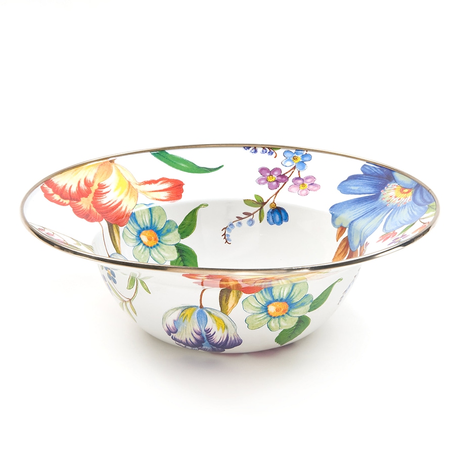 Image 237781_FLMKT.jpg, Product 237-781 / Price $150.00, MacKenzie-Childs Hand Decorated Enamel Serving Bowl from MacKenzie Childs on TSC.ca's Kitchen department