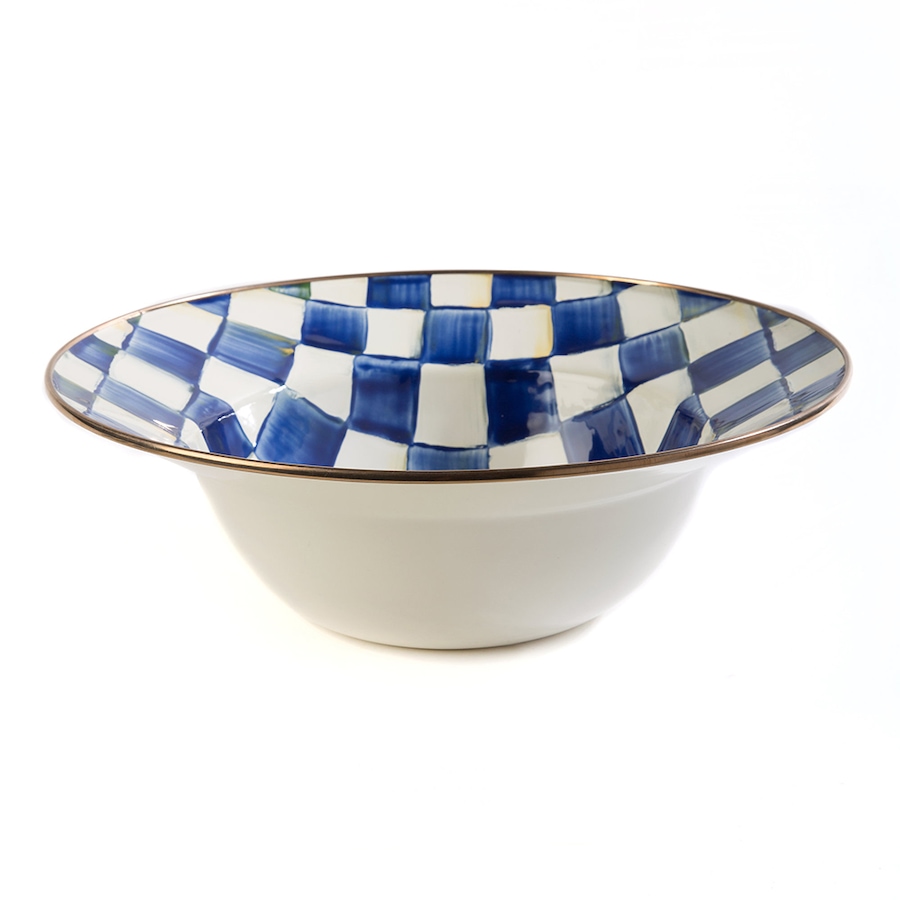 Image 237781_RYLCK.jpg, Product 237-781 / Price $150.00, MacKenzie-Childs Hand Decorated Enamel Serving Bowl from MacKenzie Childs on TSC.ca's Kitchen department