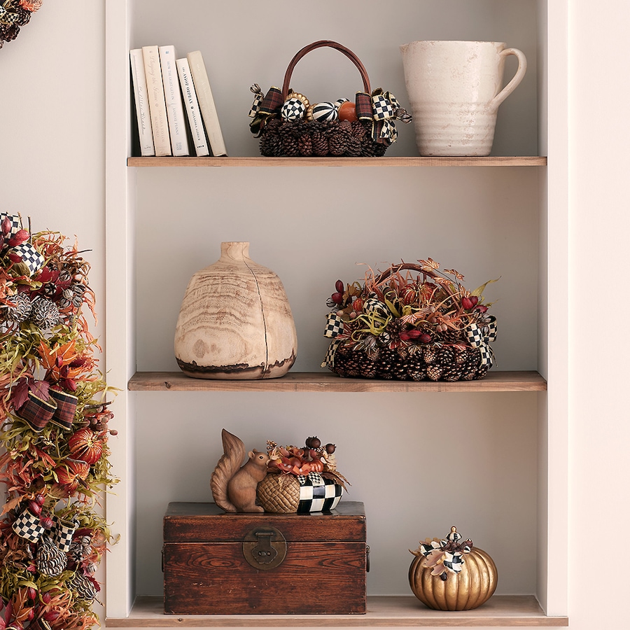 Image 237783_ALTMORE4.jpg, Product 237-783 / Price $99.33, Mackenzie-Childs Exclusive Gold Leaf Dish & Acorn Set  from MacKenzie Childs on TSC.ca's Home & Garden department