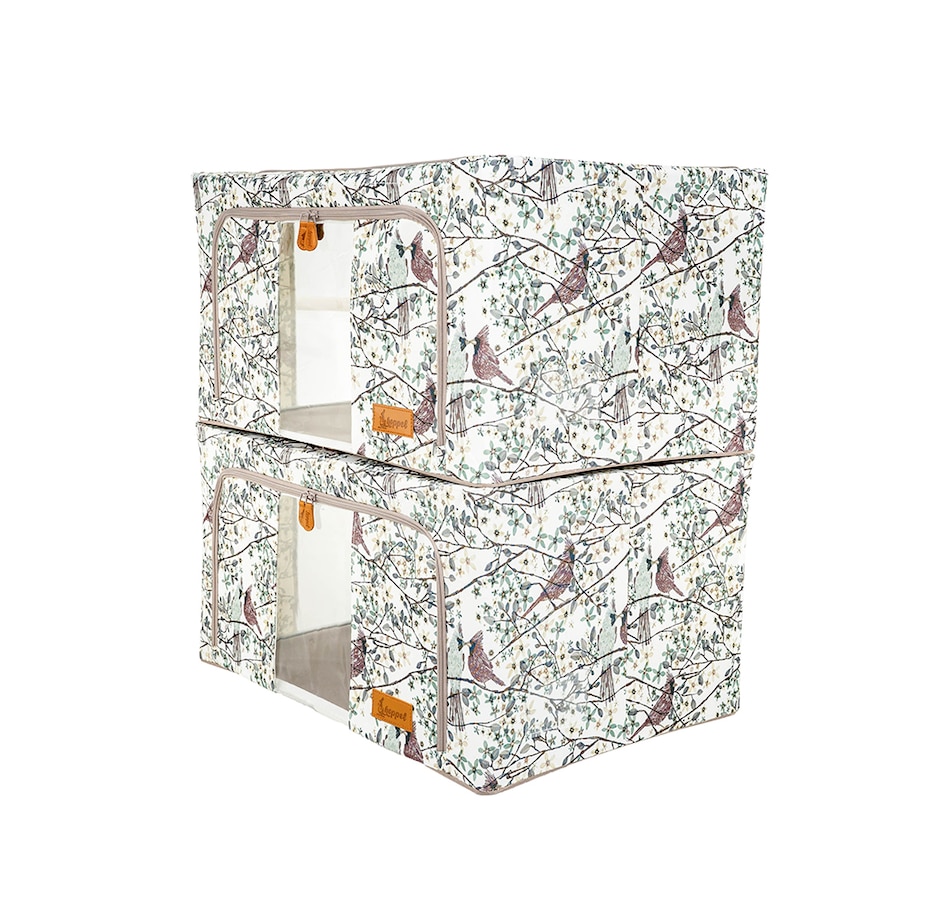 Image 237796_ALTMORE14.jpg, Product 237-796 / Price $29.33, Hoppel Extra-Large Collapsible Triple-Entry Storage Bins (set of 2) from Hoppel Storage on TSC.ca's Home & Garden department