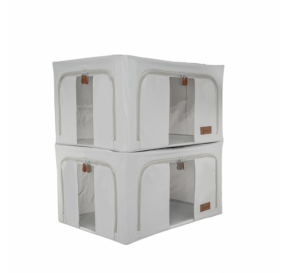 Image 237796_ALTMORE2.jpg, Product 237-796 / Price $29.33, Hoppel Extra-Large Collapsible Triple-Entry Storage Bins (set of 2) from Hoppel Storage on TSC.ca's Home & Garden department