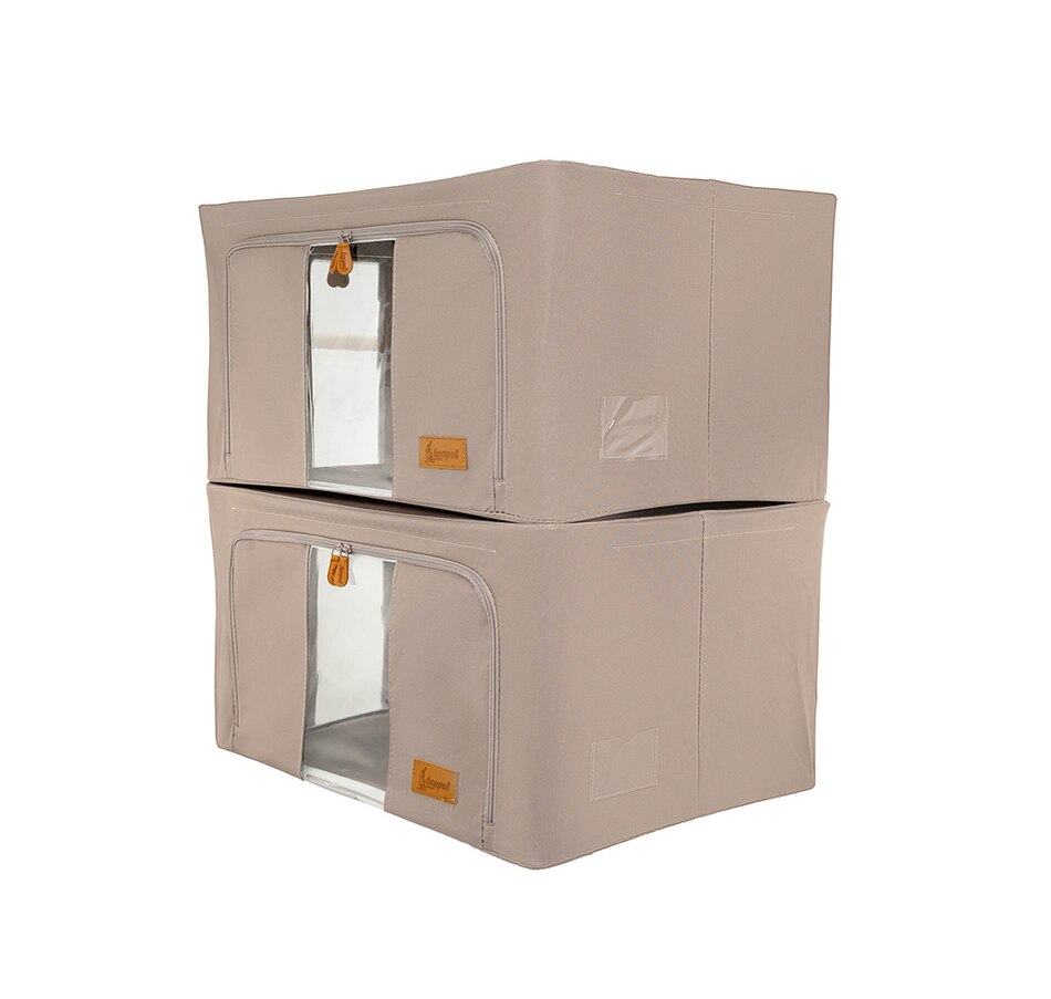 Image 237796_ALTMORE6.jpg, Product 237-796 / Price $29.33, Hoppel Extra-Large Collapsible Triple-Entry Storage Bins (set of 2) from Hoppel Storage on TSC.ca's Home & Garden department