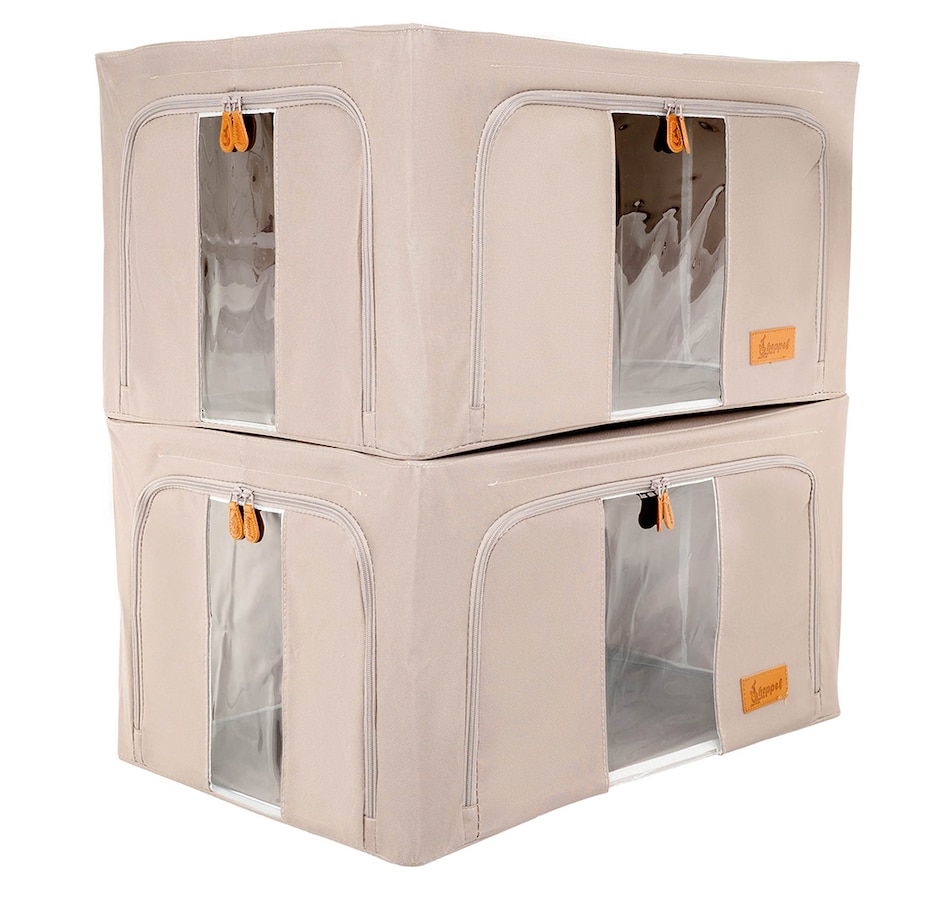 Image 237796_ALTMORE7.jpg, Product 237-796 / Price $29.33, Hoppel Extra-Large Collapsible Triple-Entry Storage Bins (set of 2) from Hoppel Storage on TSC.ca's Home & Garden department