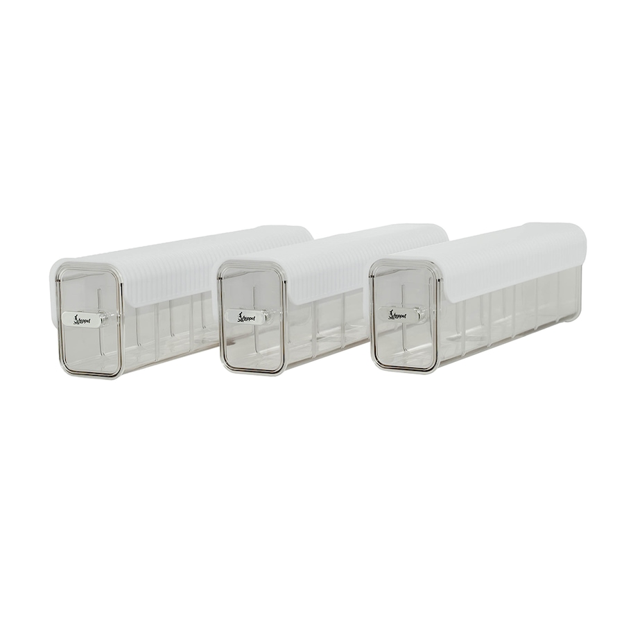 Image 237800.jpg, Product 237-800 / Price $4.33, Hoppel Stick and Slide Wall/Cabinet Organizer (set of 3) from Hoppel Storage on TSC.ca's Home & Garden department