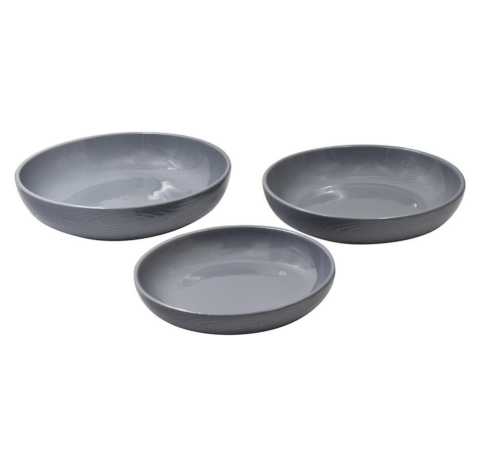 Image 237804_WOOLG.jpg, Product 237-804 / Price $44.99, temp-tations Shallow Nesting Bowls (set of 3) from temp-tations on TSC.ca's Kitchen department