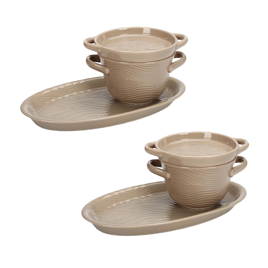 Image 237807_WOOLT.jpg, Product 237-807 / Price $59.99, temp-tations Soup and Sandwich Set with Lid-Its (set of 2) from temp-tations on TSC.ca's Kitchen department
