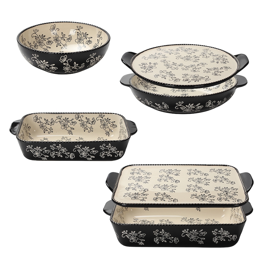 Image 237808_FLBLK.jpg, Product 237-808 / Price $124.99, temp-tations 6-Piece Essential Bake and Serve Set from temp-tations on TSC.ca's Kitchen department