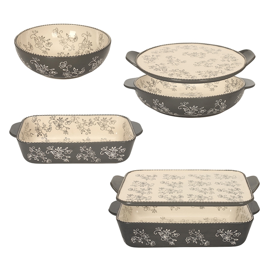 Image 237808_FLLGR.jpg, Product 237-808 / Price $124.99, temp-tations 6-Piece Essential Bake and Serve Set from temp-tations on TSC.ca's Kitchen department