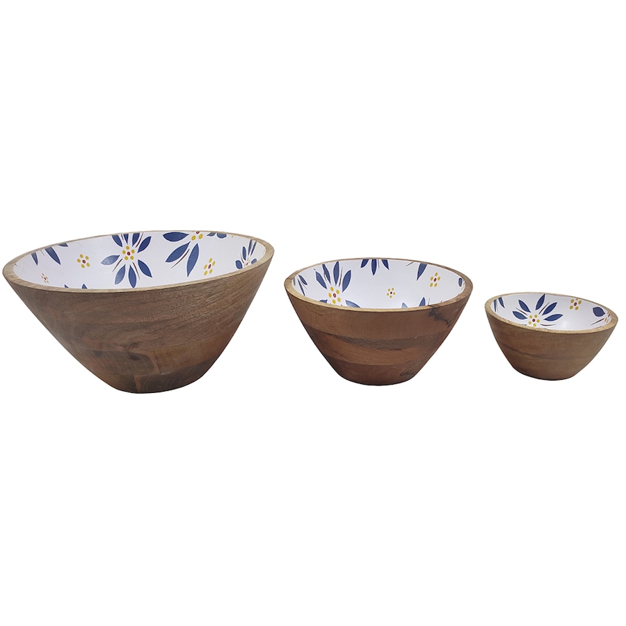 Image 237810_OWBLU.jpg, Product 237-810 / Price $79.99, temp-tations Wooden Bowl (set of 3) from temp-tations on TSC.ca's Kitchen department
