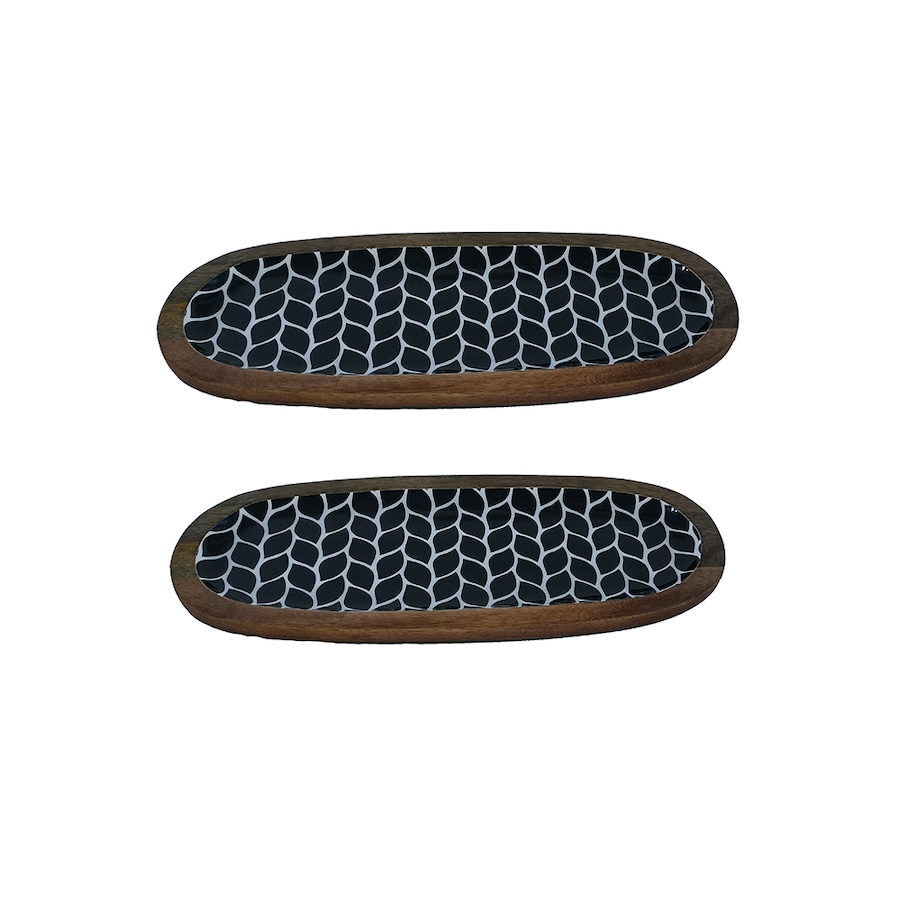 Image 237812_CARWB.jpg, Product 237-812 / Price $24.88, temp-tations Bamboo Wood Platters (set of 2) from temp-tations on TSC.ca's Kitchen department