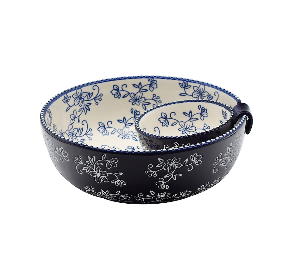 Image 237813_FLBLU.jpg, Product 237-813 / Price $24.99, temp-tations Chip and Dip Set from temp-tations on TSC.ca's Kitchen department