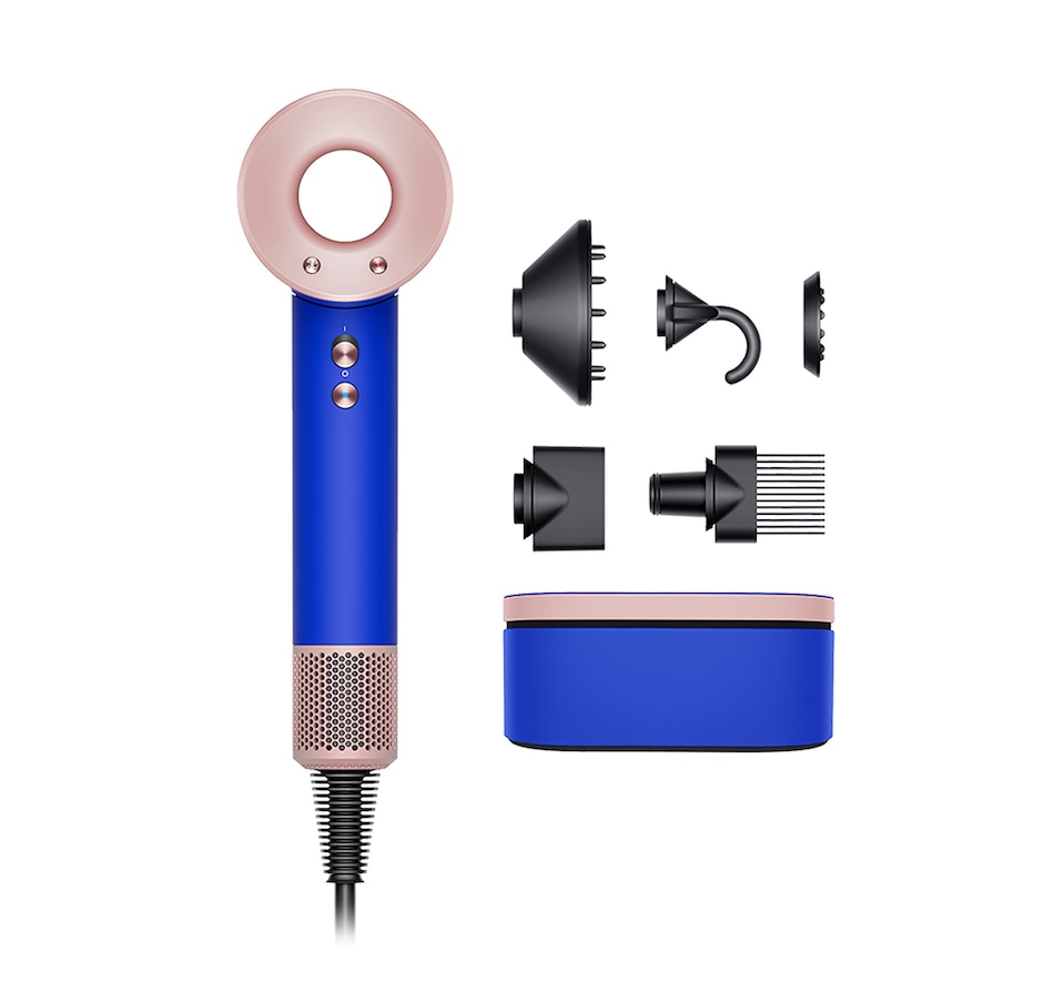 Image 237815.jpg, Product 237-815 / Price $579.99, Dyson Special Edition Supersonic Hair Dryer Gift Set in Ultra Blue/Blush from Dyson on TSC.ca's Beauty department