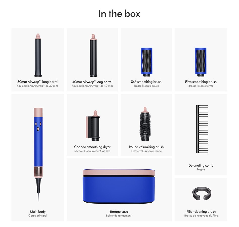 Image 237816_ALTMORE2.jpg, Product 237-816 / Price $799.99, Dyson Special Edition Airwrap Multi-Styler Complete Long Gift Set in Ultra Blue/Blush from Dyson on TSC.ca's Beauty department
