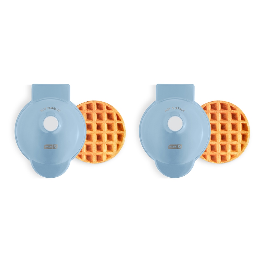 Image 237824_BLU.jpg, Product 237-824 / Price $31.88, Dash Deluxe Mini Waffle Maker (2-pack) from Dash Kitchen on TSC.ca's Kitchen department