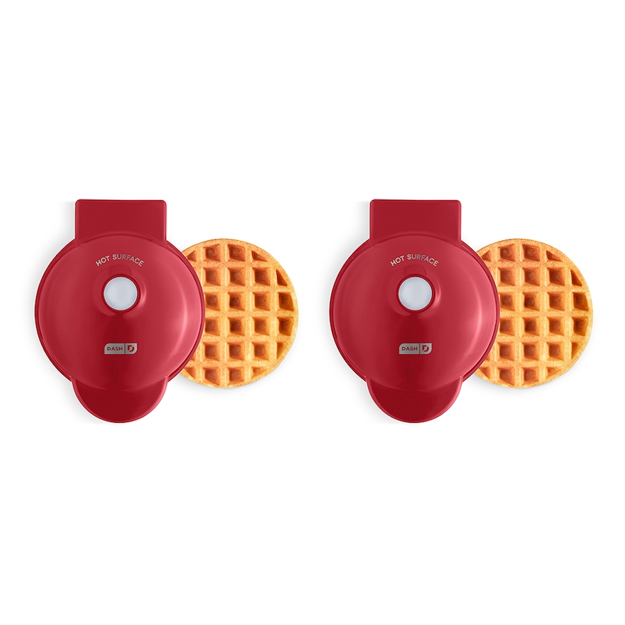 Image 237824_RED.jpg, Product 237-824 / Price $31.88, Dash Deluxe Mini Waffle Maker (2-pack) from Dash Kitchen on TSC.ca's Kitchen department