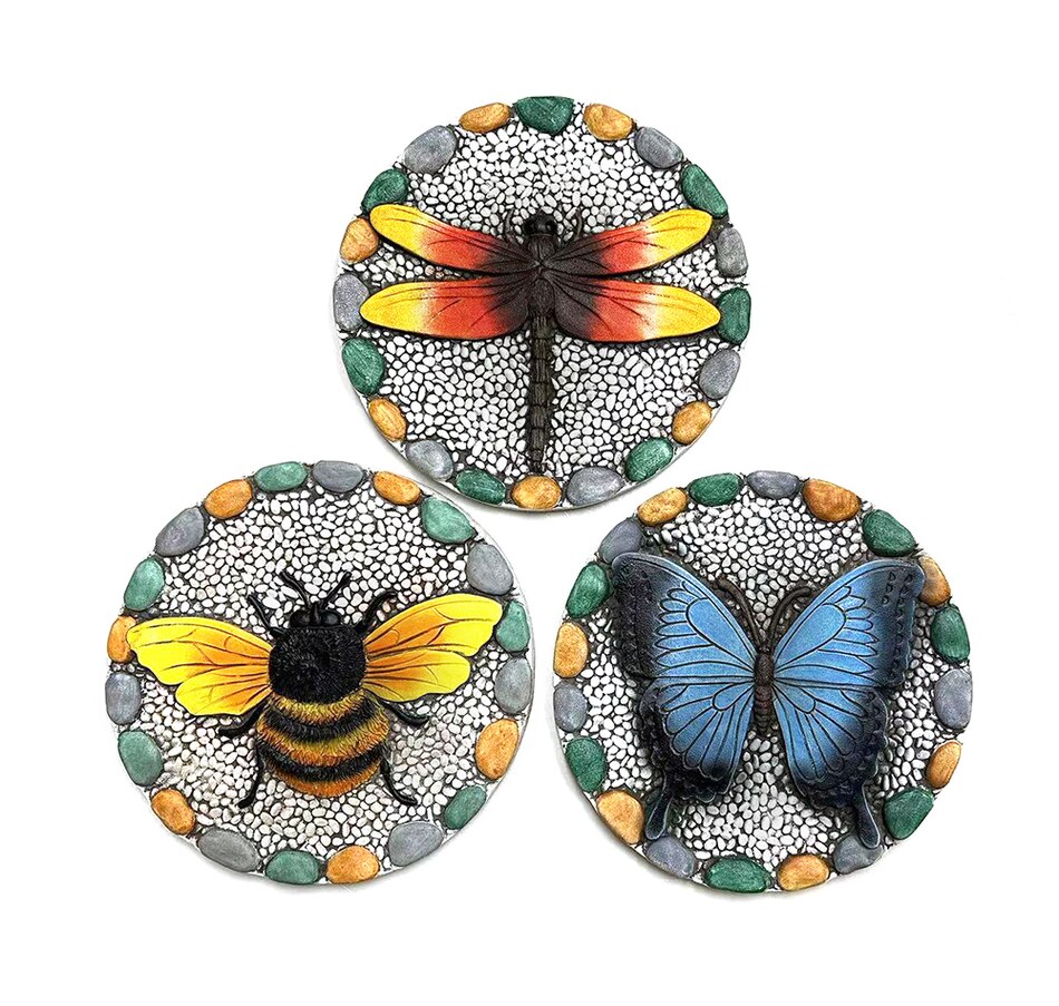 Image 237836_BUGS.jpg, Product 237-836 / Price $15.33, Grumpy Gardener Cement Stepping Stones (set of 3) from Grumpy Gardener on TSC.ca's Home & Garden department