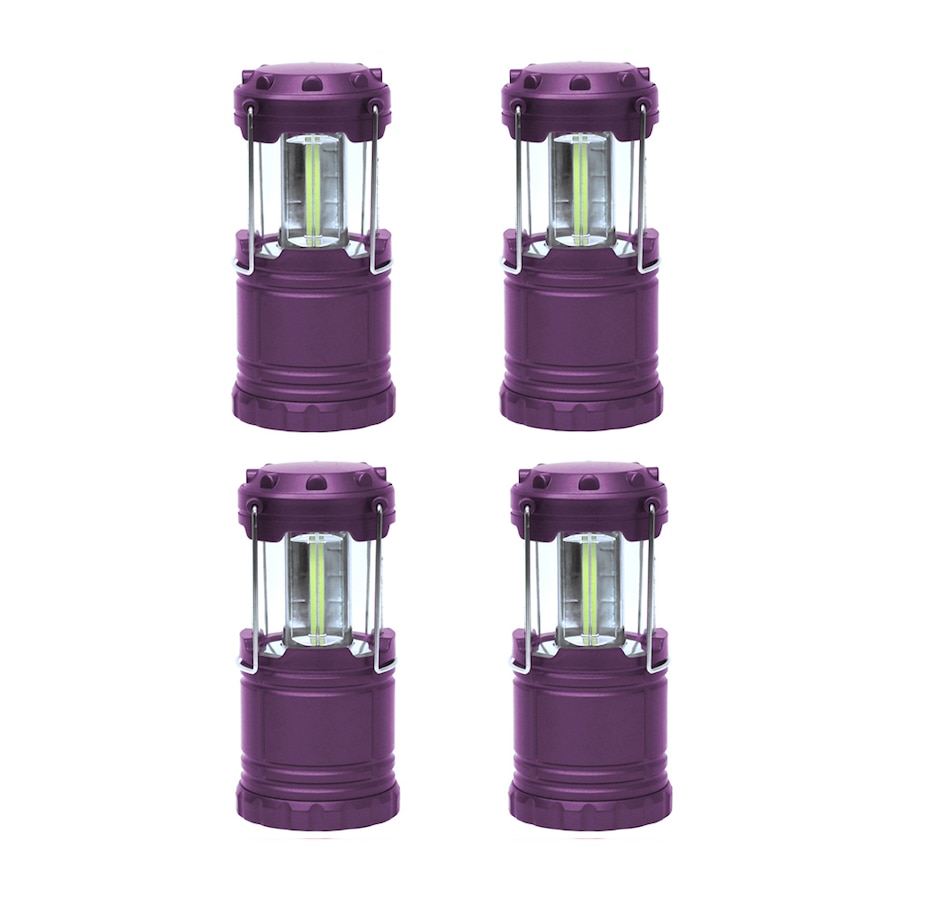 Image 237862_PUR.jpg, Product 237-862 / Price $49.99, Bell + Howell Taclight Lantern (Set of 4) from Bell + Howell on TSC.ca's Home & Garden department