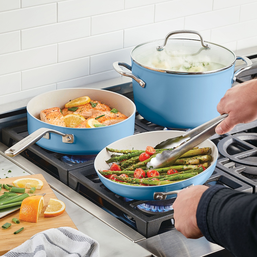 Image 237873_ALTMORE2.jpg, Product 237-873 / Price $269.99, KitchenAid 10-Piece Hard Anodized Ceramic Cookware Set from KitchenAid on TSC.ca's Kitchen department