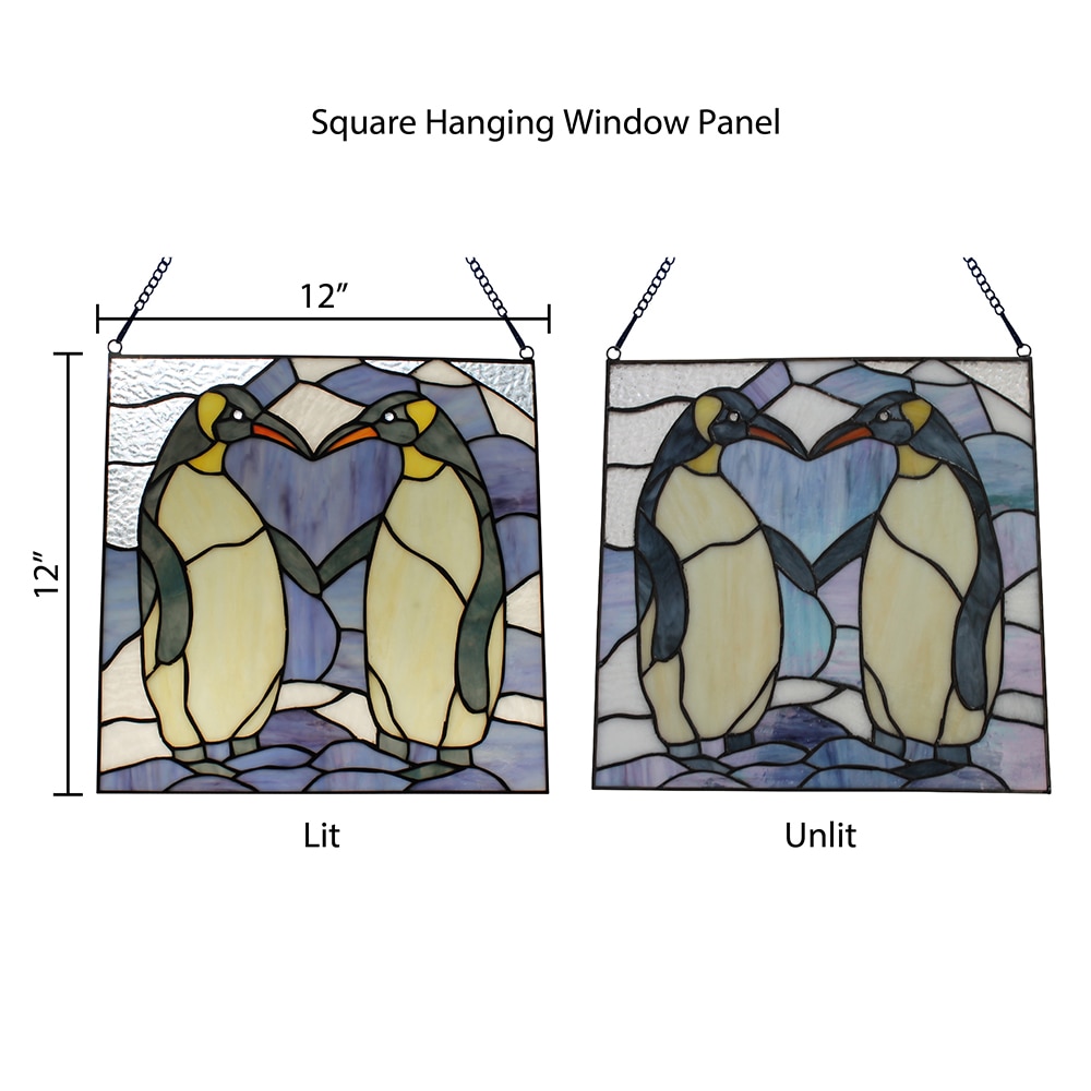 Home & Garden - Décor - Window Treatments - Tiffany Style Penguin 