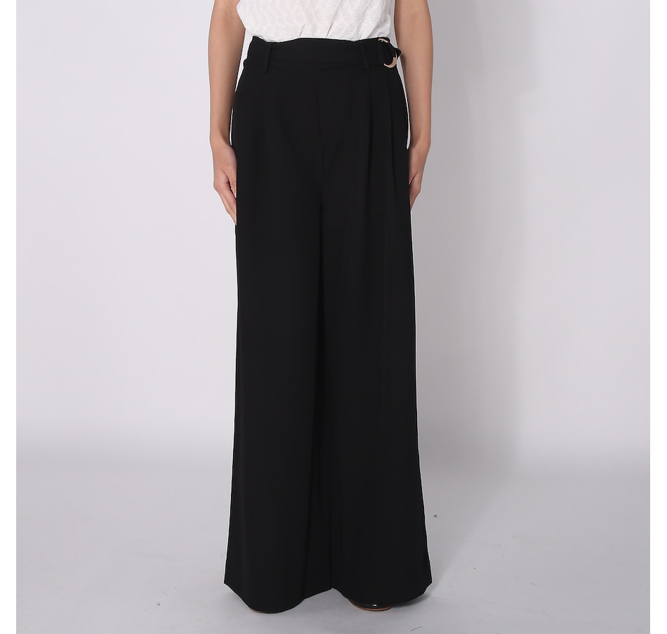 Image 237938_BLK.jpg, Product 237-938 / Price $24.33, Modern Identity Crepe Pant with Side Pockets from Modern Identity on TSC.ca's Fashion department