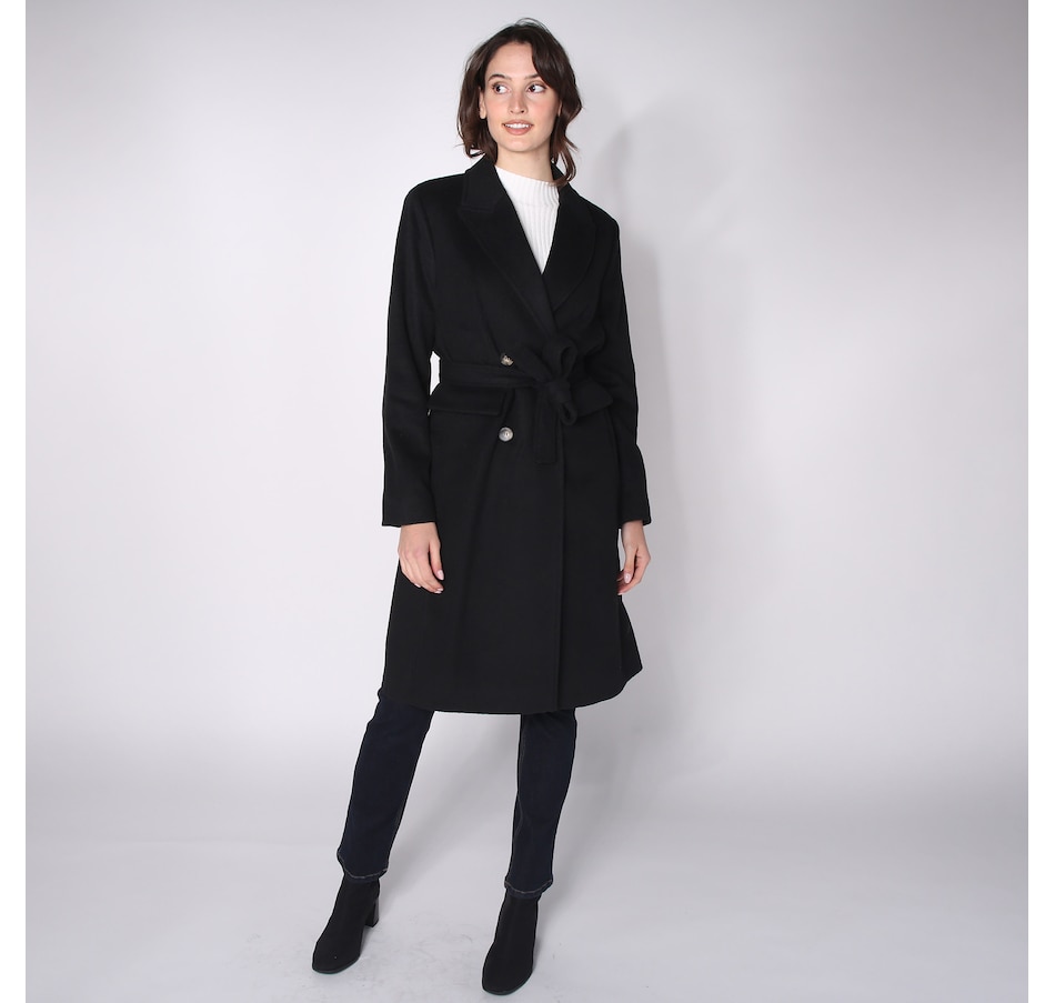 Image 237957_BLK.jpg, Product 237-957 / Price $279.99, Nuage Wool Trench Coat from Nuage on TSC.ca's Fashion department