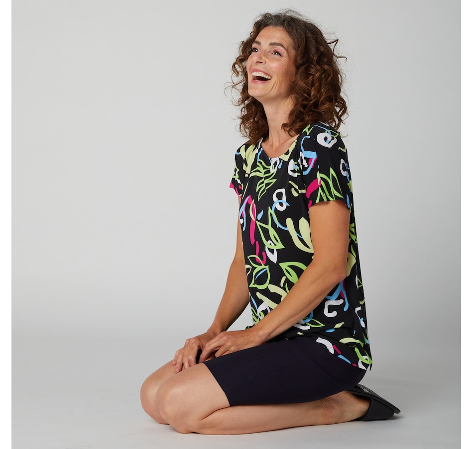 Image 238004_ABPR.jpg, Product 238-004 / Price $25.33, Mr. Max Brazil Knit Print Top from Mr. Max on TSC.ca's Fashion department