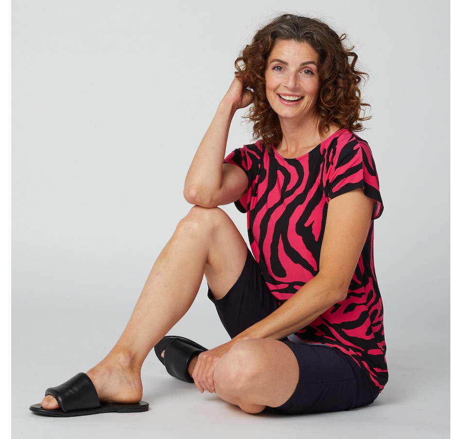 Image 238004_FPR.jpg, Product 238-004 / Price $25.33, Mr. Max Brazil Knit Print Top from Mr. Max on TSC.ca's Fashion department