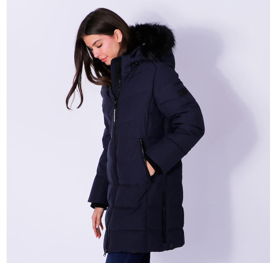 Clothing & Shoes - Jackets & Coats - Coats & Parkas - Arctic Expedition  Ladies Multi-Quilt Down Parka With Faux Fur Hood and Side Vent - Online  Shopping for Canadians