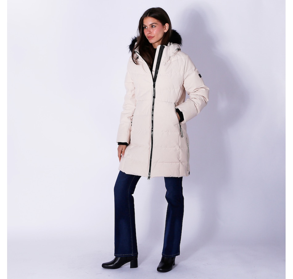 Clothing & Shoes - Jackets & Coats - Coats & Parkas - Arctic Expedition  Ladies Multi-Quilt Down Parka With Faux Fur Hood and Side Vent - Online  Shopping for Canadians