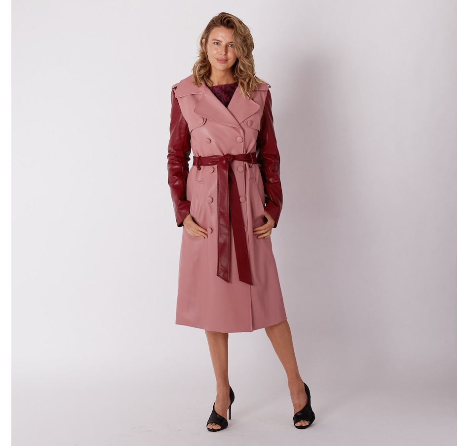 Image 238123_BRG.jpg, Product 238-123 / Price $325.00, Hilary MacMillan Two-Tone Trench Coat from Hilary MacMillan on TSC.ca's Clothing & Shoes department