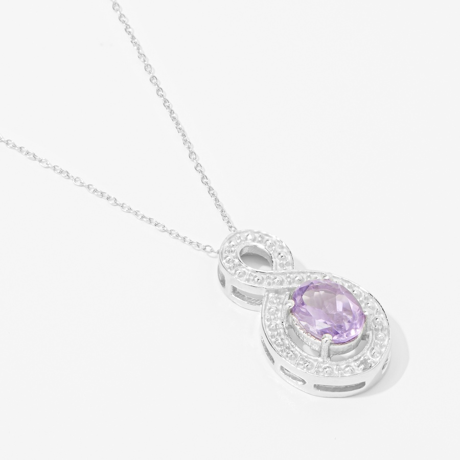 Image 238154_AMY.jpg, Product 238-154 / Price $59.99, Gems Reflections Sterling Silver Gemstone Pendant With Chain from Gem Reflections on TSC.ca's Jewellery department