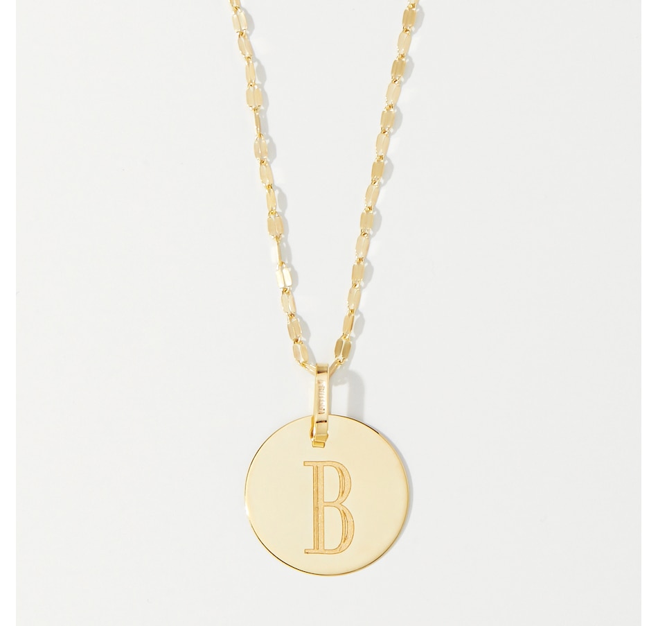 Image 238167_B.jpg, Product 238-167 / Price $179.33, Stefano Oro 14K Yellow Gold Initial Pendant Necklace from Stefano Oro on TSC.ca's Jewellery department