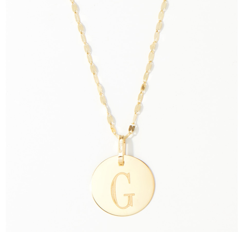 Image 238167_G.jpg, Product 238-167 / Price $179.33, Stefano Oro 14K Yellow Gold Initial Pendant Necklace from Stefano Oro on TSC.ca's Jewellery department