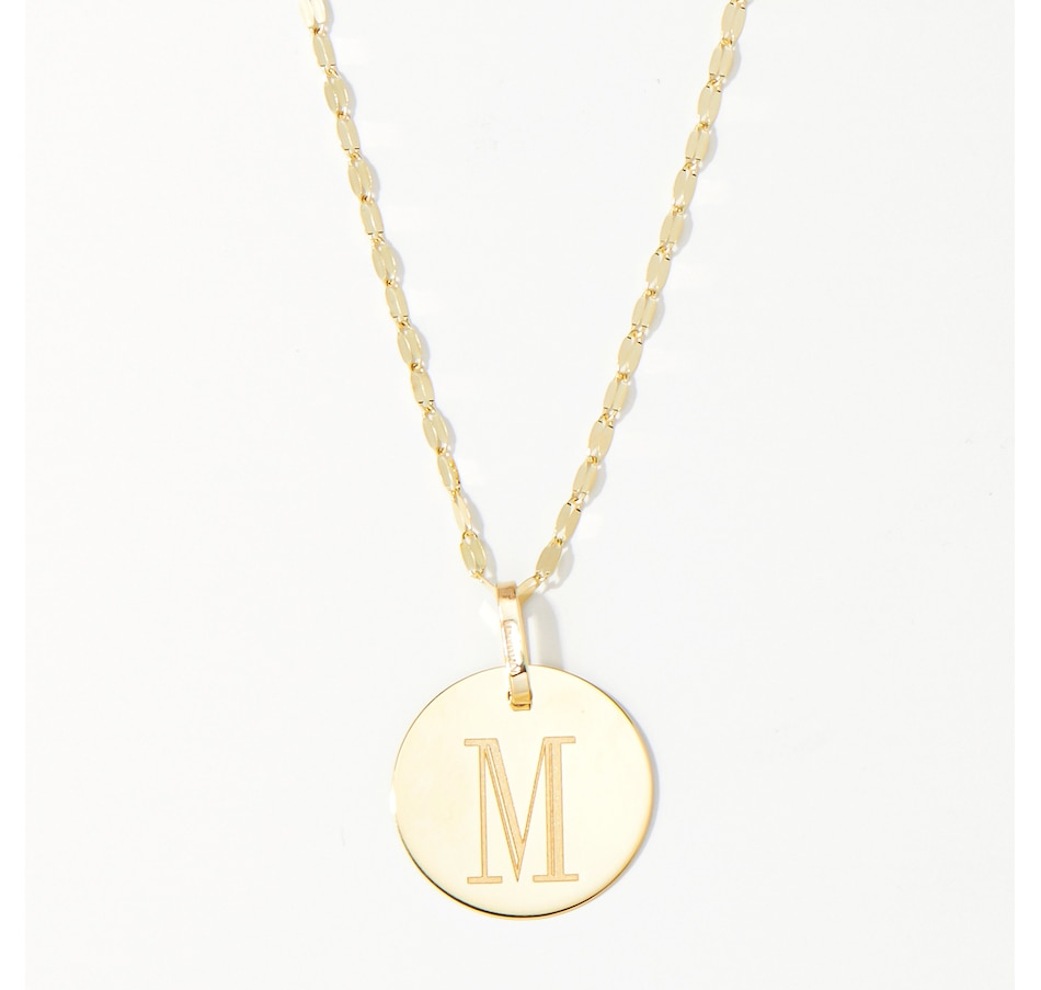 Image 238167_LTRM.jpg, Product 238-167 / Price $179.33, Stefano Oro 14K Yellow Gold Initial Pendant Necklace from Stefano Oro on TSC.ca's Jewellery department