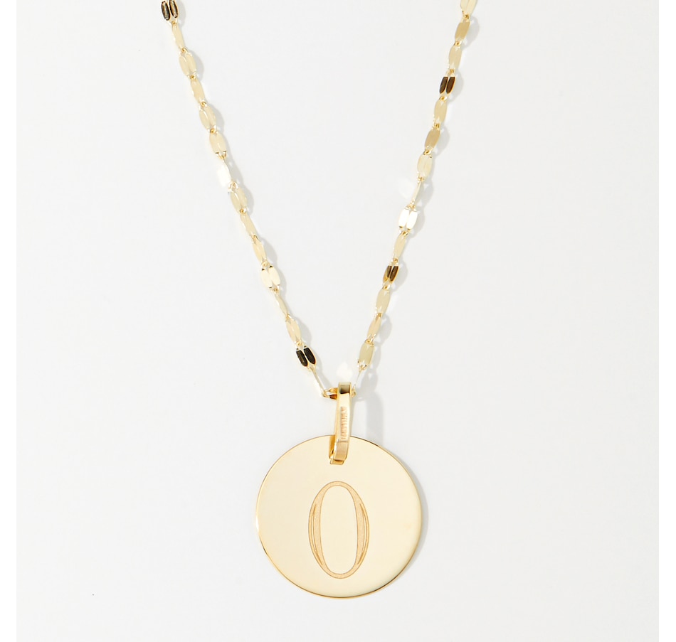 Image 238167_O.jpg, Product 238-167 / Price $179.33, Stefano Oro 14K Yellow Gold Initial Pendant Necklace from Stefano Oro on TSC.ca's Jewellery department