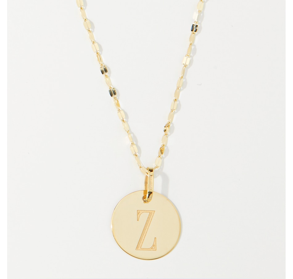 Image 238167_Z.jpg, Product 238-167 / Price $179.33, Stefano Oro 14K Yellow Gold Initial Pendant Necklace from Stefano Oro on TSC.ca's Jewellery department