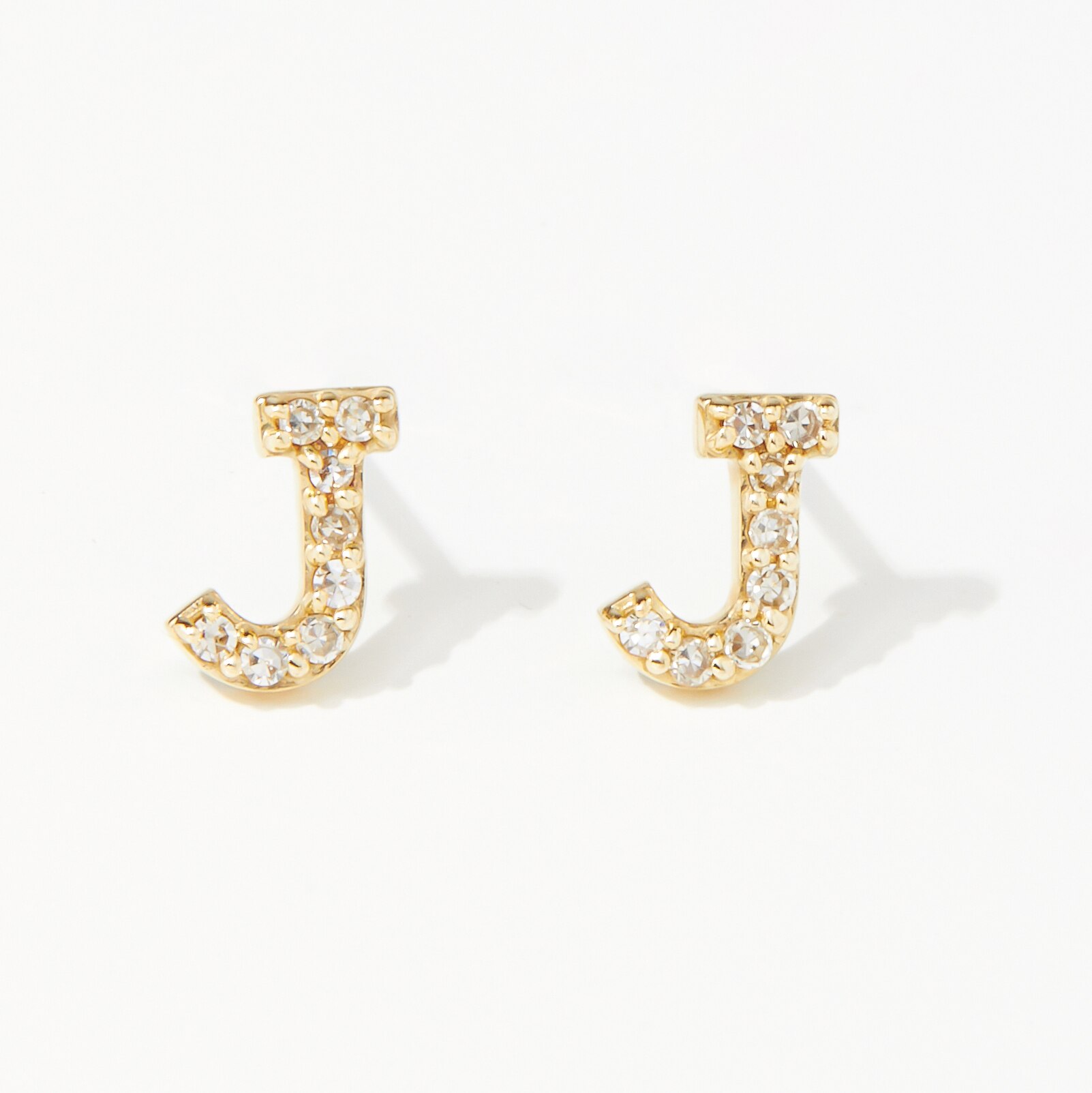 Buy Tiny Initial Earring, Letter Stud Earrings, Initials Earrings, Diamond  Initial Earrings, Letter Studs, Tiny Letter Studs, Dainty Earrings Online  in India - Etsy