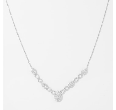 14K White Gold 0.50 av. ctw Diamond Necklace
