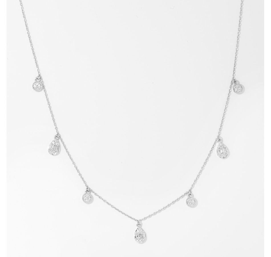 Image 238225.jpg, Product 238-225 / Price $899.99, 14K White Gold 0.50 av. ctw Diamond Necklace from Diamond Show on TSC.ca's Jewellery department