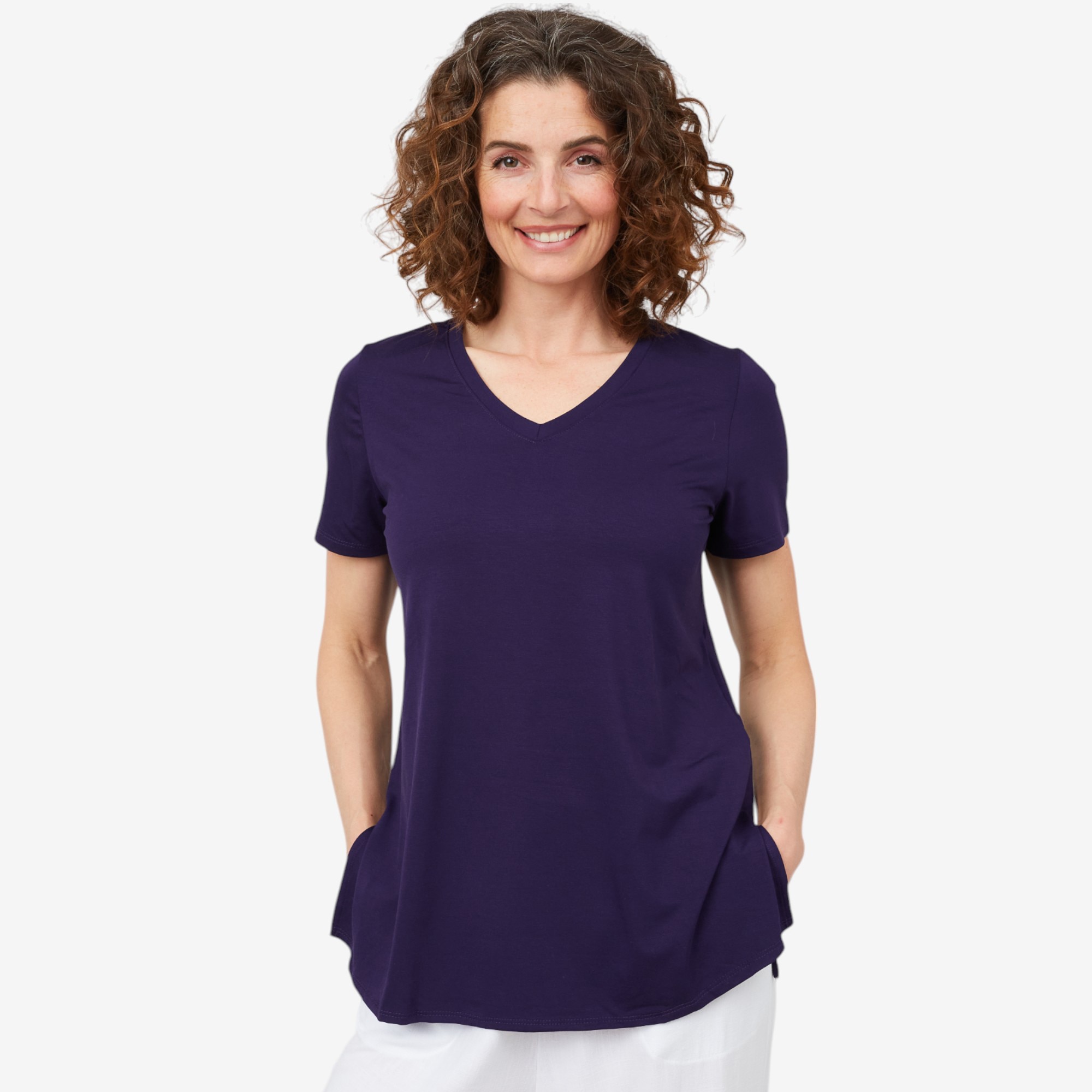 Mr. Max Ultra Modal Essential Relaxed Fit Short Sleeve Top