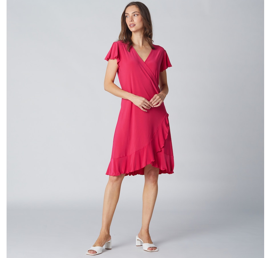 Image 238273_PNK.jpg, Product 238-273 / Price $34.33, Mr. Max Brazil Knit Ruffle Dress from Mr. Max on TSC.ca's Fashion department