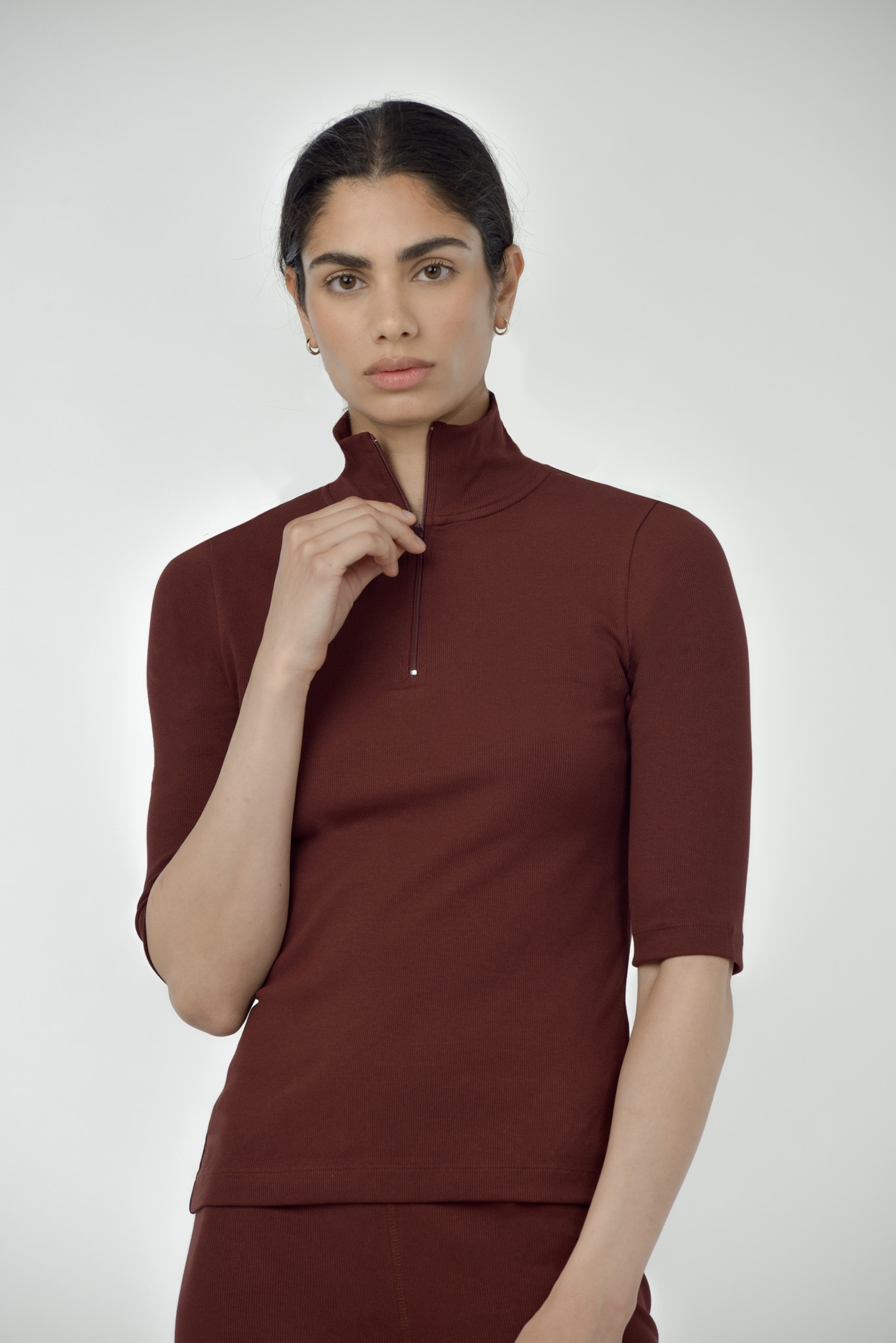 Paper Label Mory Half Zip Top - TSC.ca
