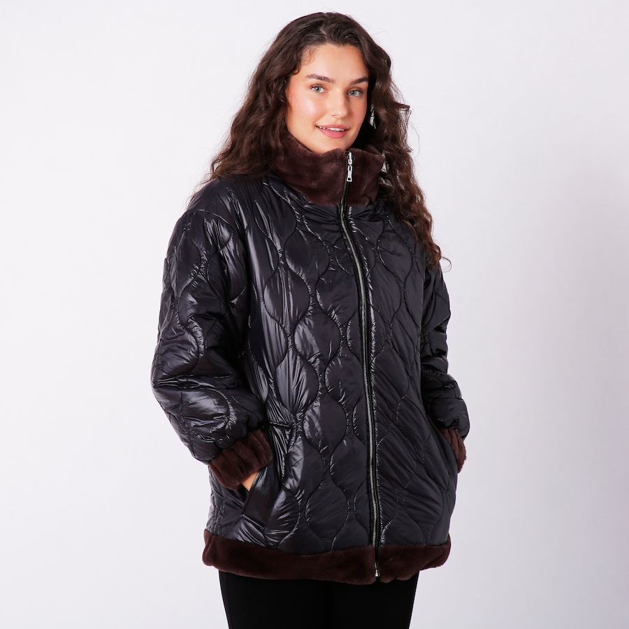 Image 238347_BKCO.jpg, Product 238-347 / Price $99.33, Nuage Ladies Quilted Faux Fur Reversible Jacket from Nuage on TSC.ca's Fashion department