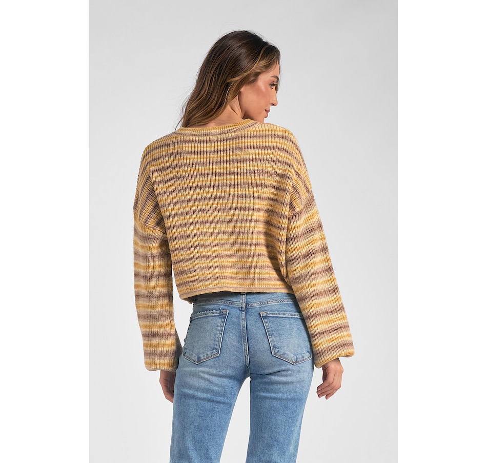 Image 238366_ALTMORE1.jpg, Product 238-366 / Price $49.33, Elan Striped Tie Front Sweater from Elan on TSC.ca's Fashion department