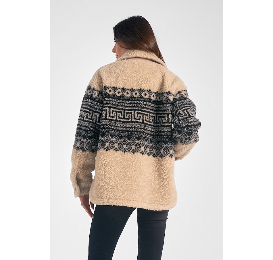 Image 238379_ALTMORE1.jpg, Product 238-379 / Price $59.33, Elan Button Front Sherpa Jacket from Elan on TSC.ca's Fashion department