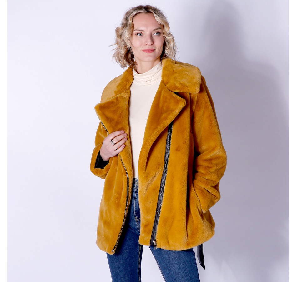 Clothing & Shoes - Jackets & Coats - Coats & Parkas - Nuage Ladies Faux ...