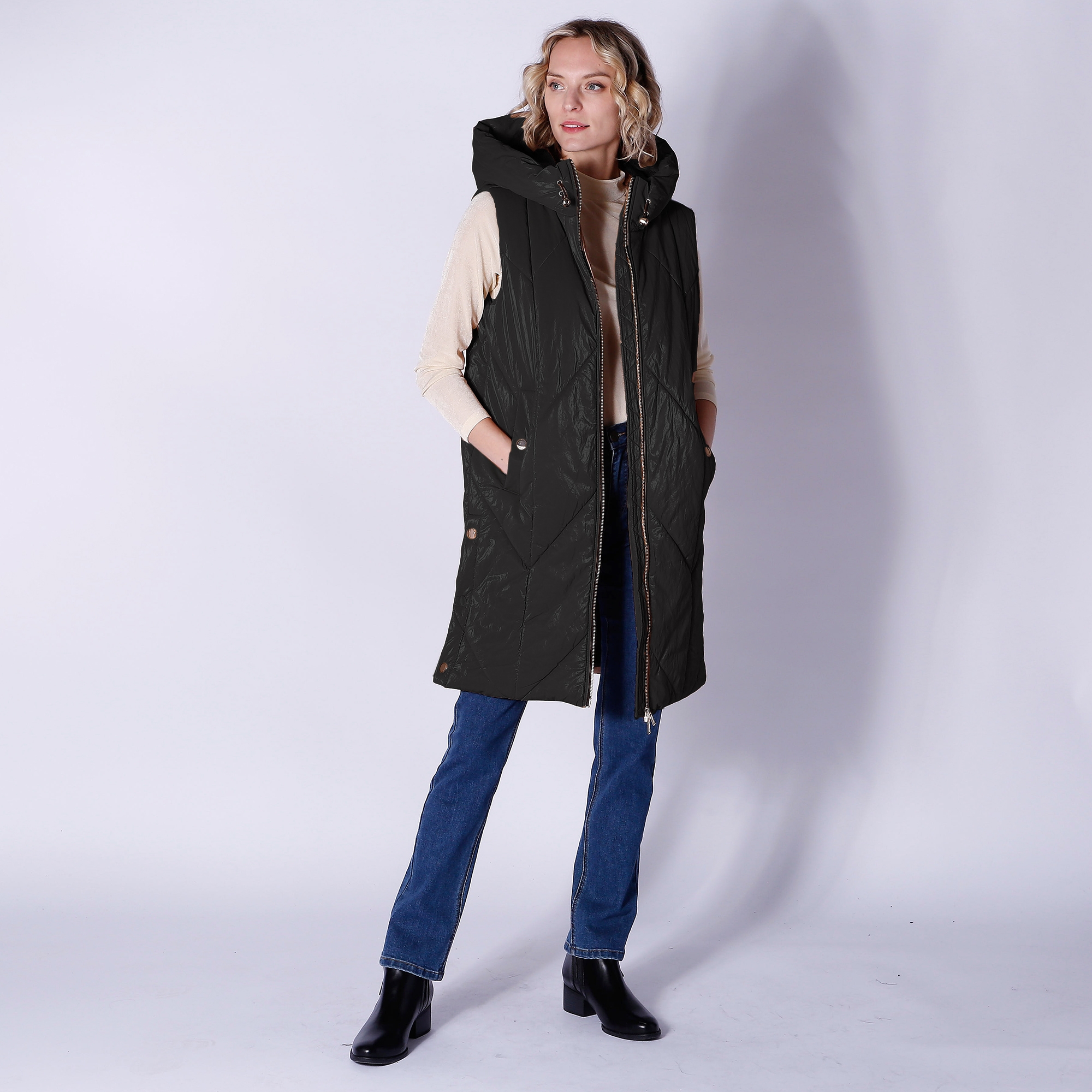 Nuage Hooded Luster Vest - TSC.ca