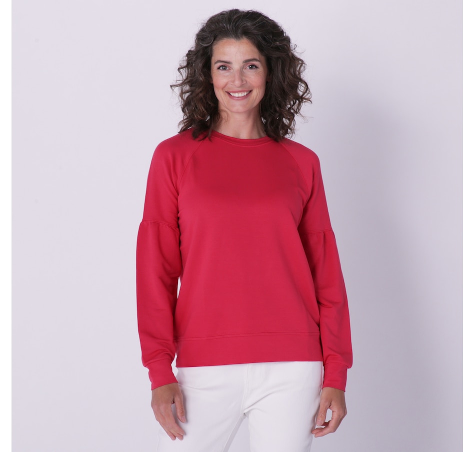 Clothing & Shoes - Tops - Sweaters & Cardigans - Sweatshirts & Hoodies - Skechers  Ladies Skechluxe Restful Crew - Online Shopping for Canadians