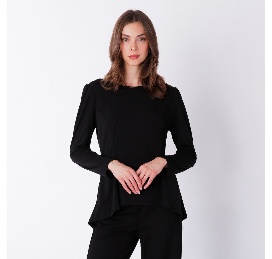 Image 238403_BLK.jpg, Product 238-403 / Price $14.33, Guillaume Peplum Top from Guillaume on TSC.ca's Fashion department